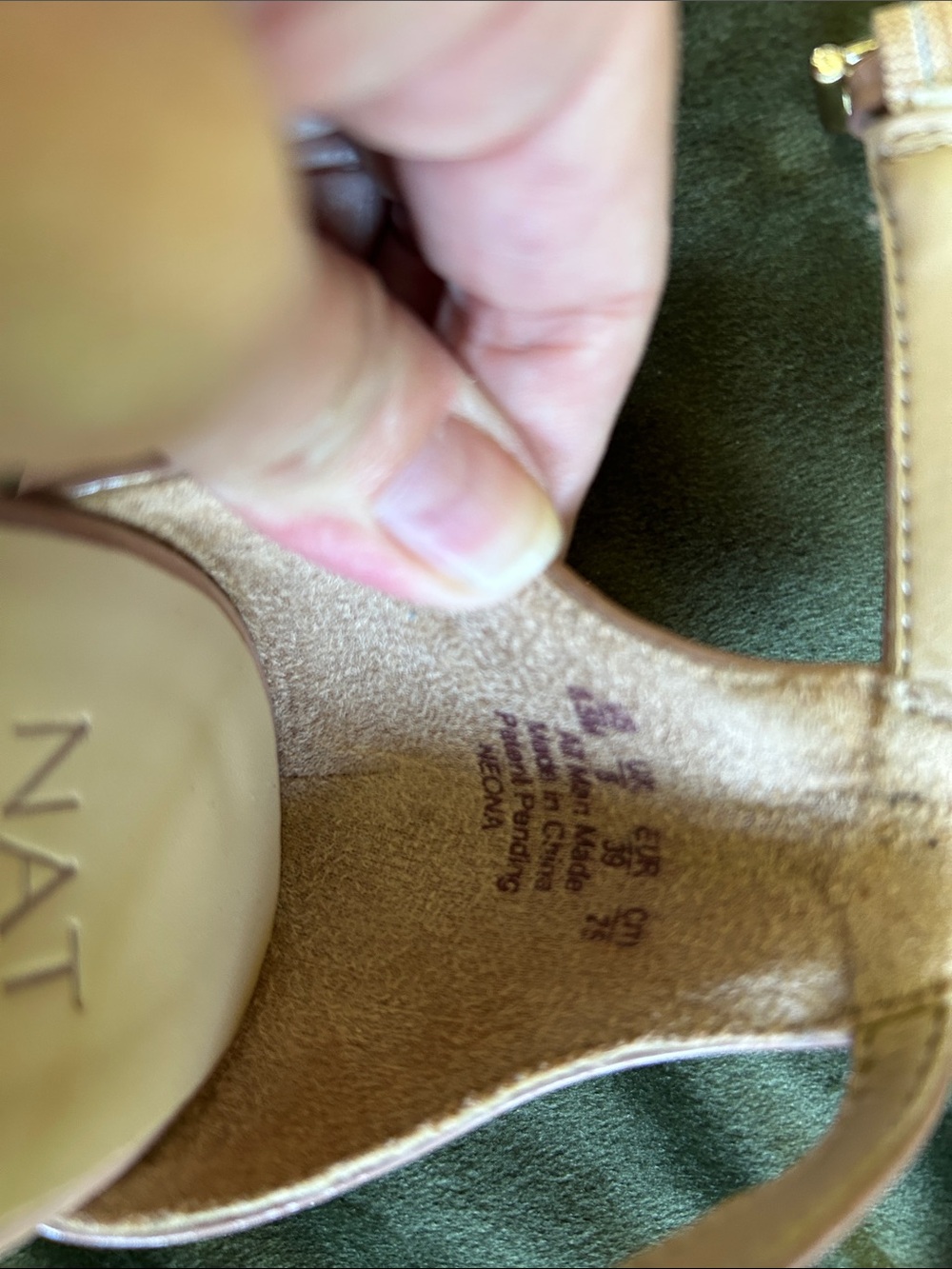 Naturalizer Beige Strappy Open-Toe Sandals - Picture 8 of 8